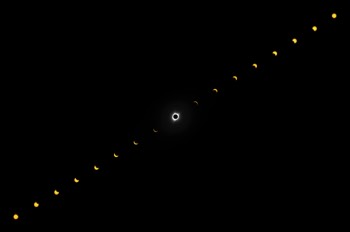  American Great Total Solar Eclipse August 21st 2017, Nashville, Tennessee, USA. Leica Monochrome (coloured in post-processing) with Leica APO-Summicron-M 50mm f/2 ASPH (composite image) 